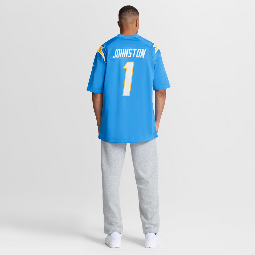 Los Angeles Chargers Quentin Johnston Nike Gold Alternate Charger Power Game Player Jersey