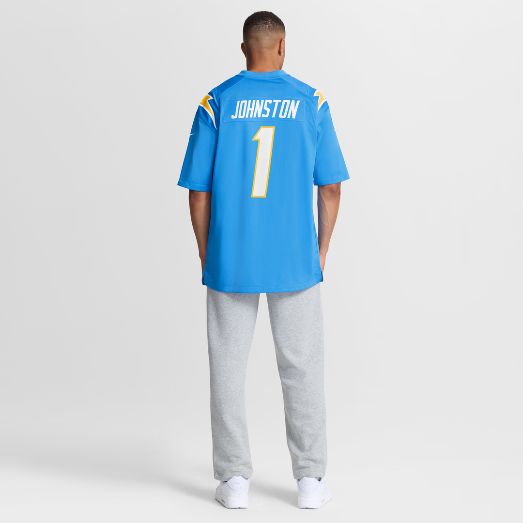 Los Angeles Chargers Quentin Johnston Nike Gold Alternate Charger Power Game Player Jersey