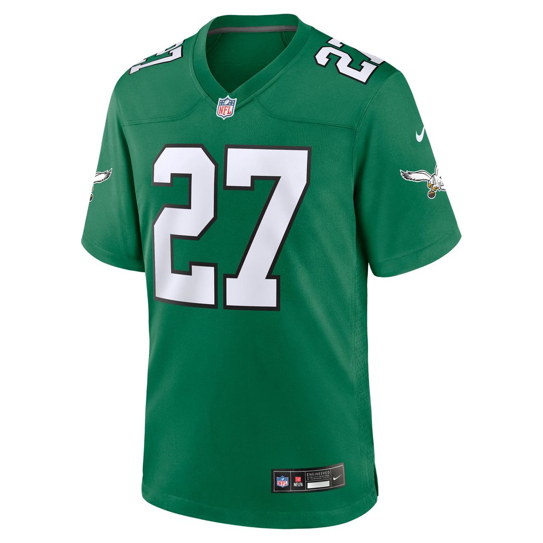 Philadelphia Eagles Quinyon Mitchell Nike Midnight Green Team Game Jersey
