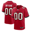Nike Red Tampa Bay Buccaneers Team Custom Game Jersey
