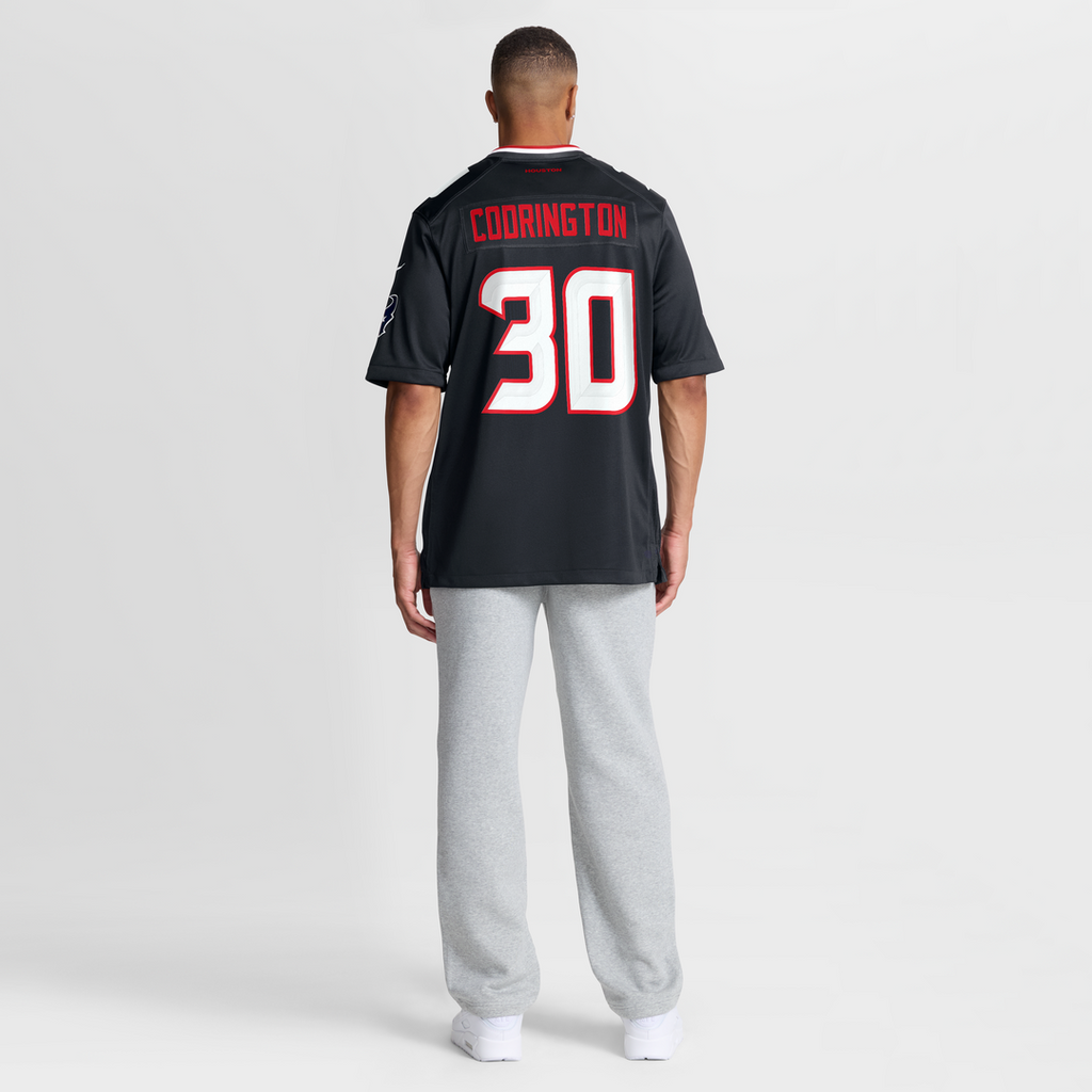 Houston Texans Brandon Codrington Nike Navy Team Game Jersey