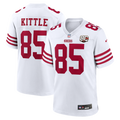 San Francisco 49ers George Kittle Nike White 80th Anniversary Game Jersey