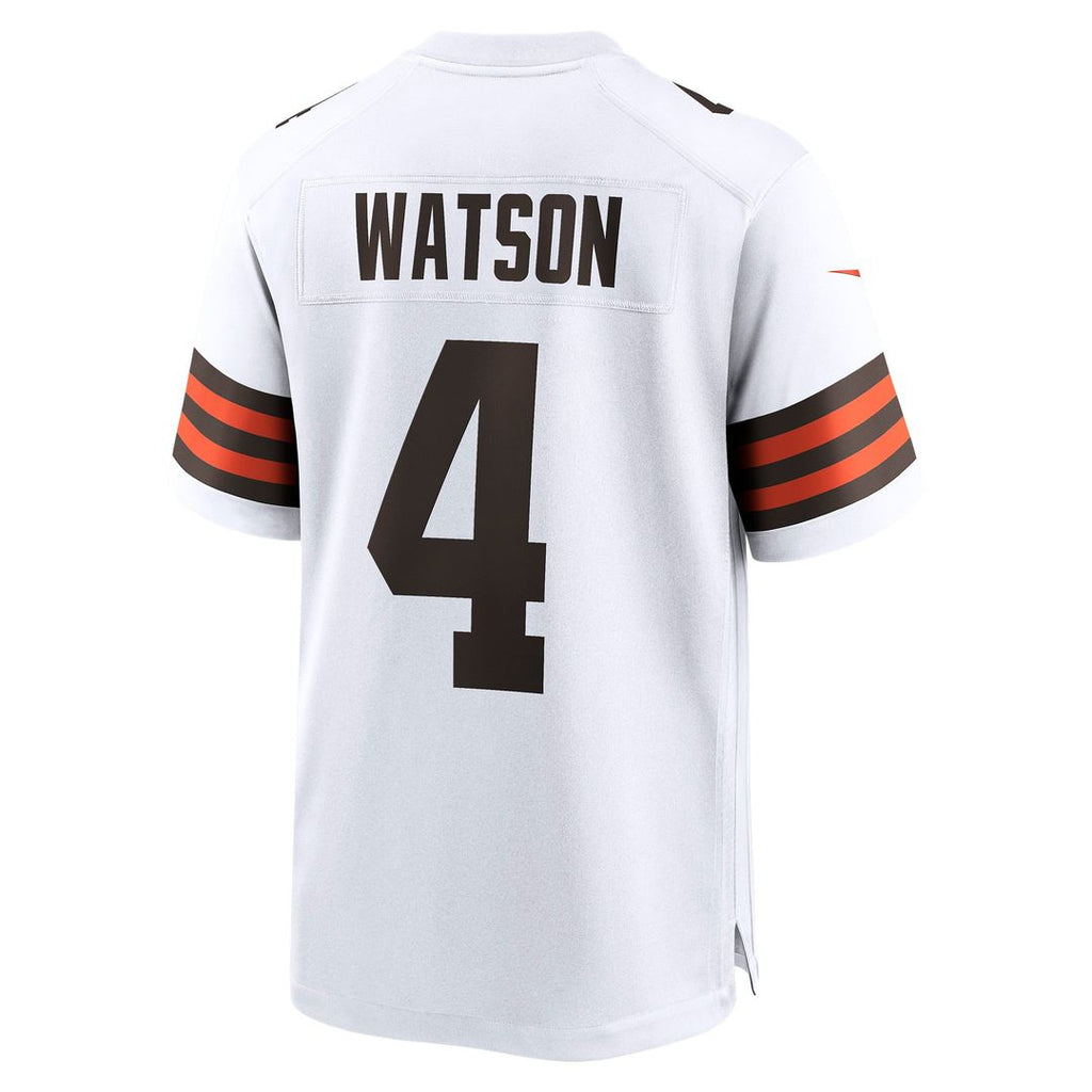 Cleveland Browns Deshaun Watson Nike White Game Jersey