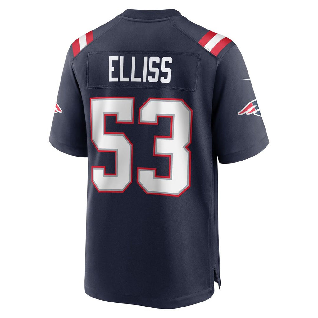 New England Patriots Christian Elliss Nike Navy Game Jersey