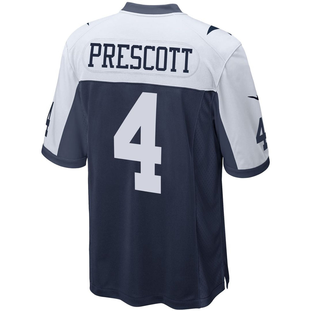 Dallas Cowboys Dak Prescott Nike Navy Alternate Game Team Jersey