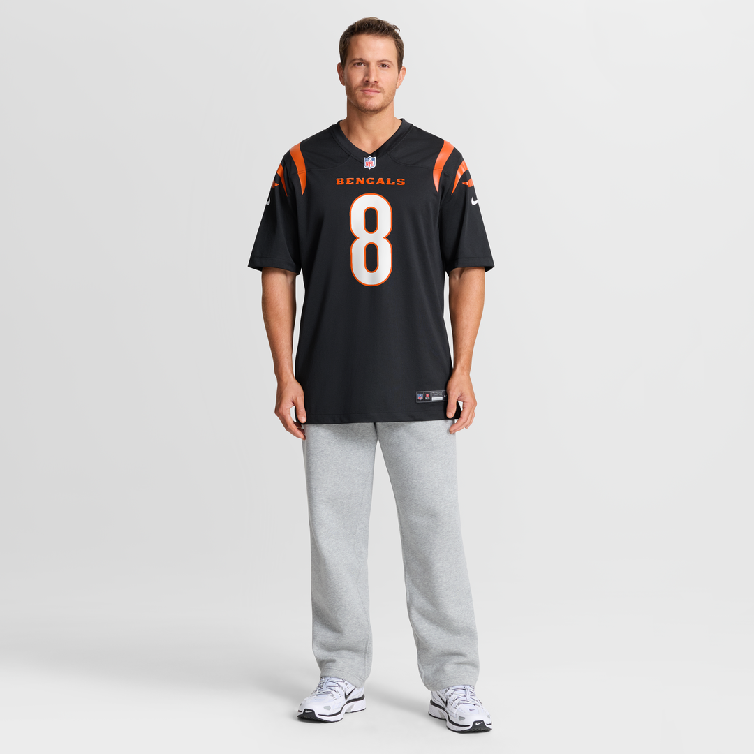 Cincinnati Bengals Ryan Rehkow Nike Black Game Jersey