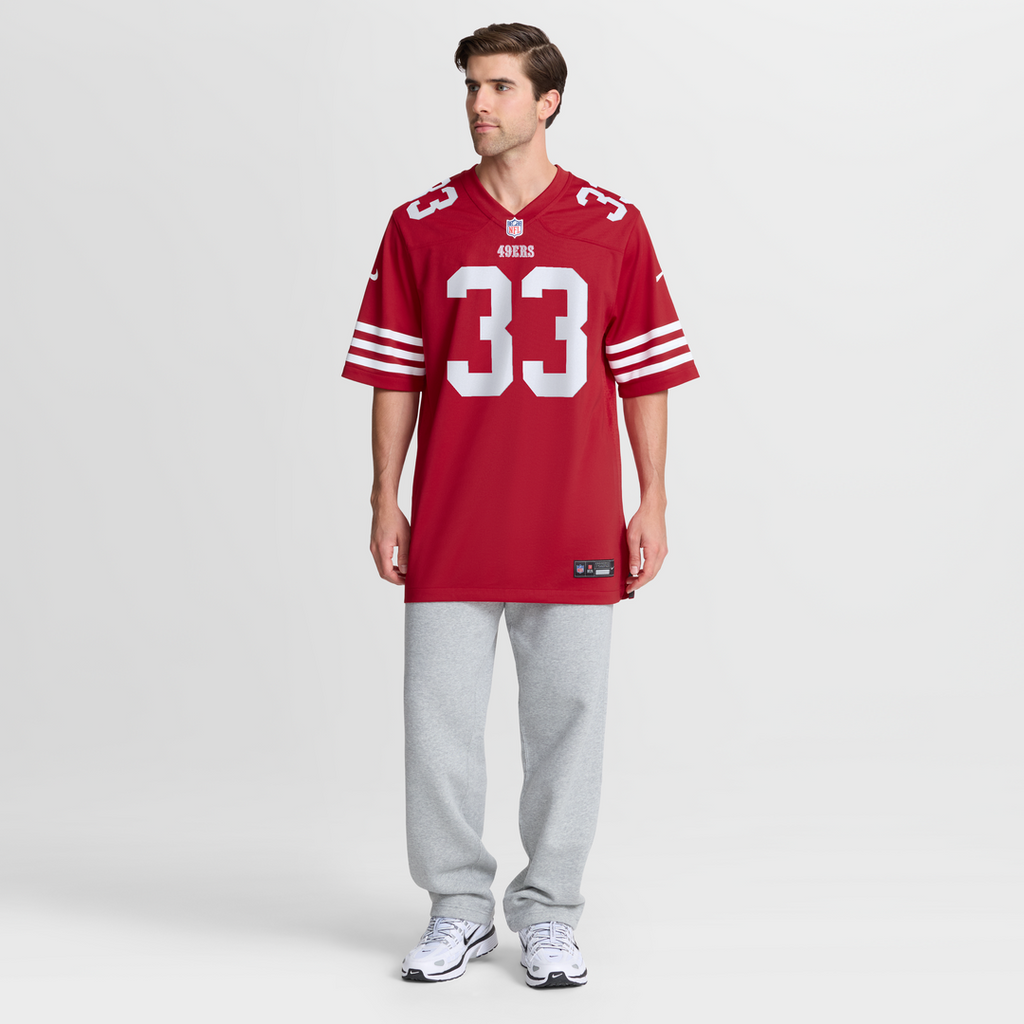 San Francisco 49ers Siran Neal Nike Scarlet Team Game Jersey