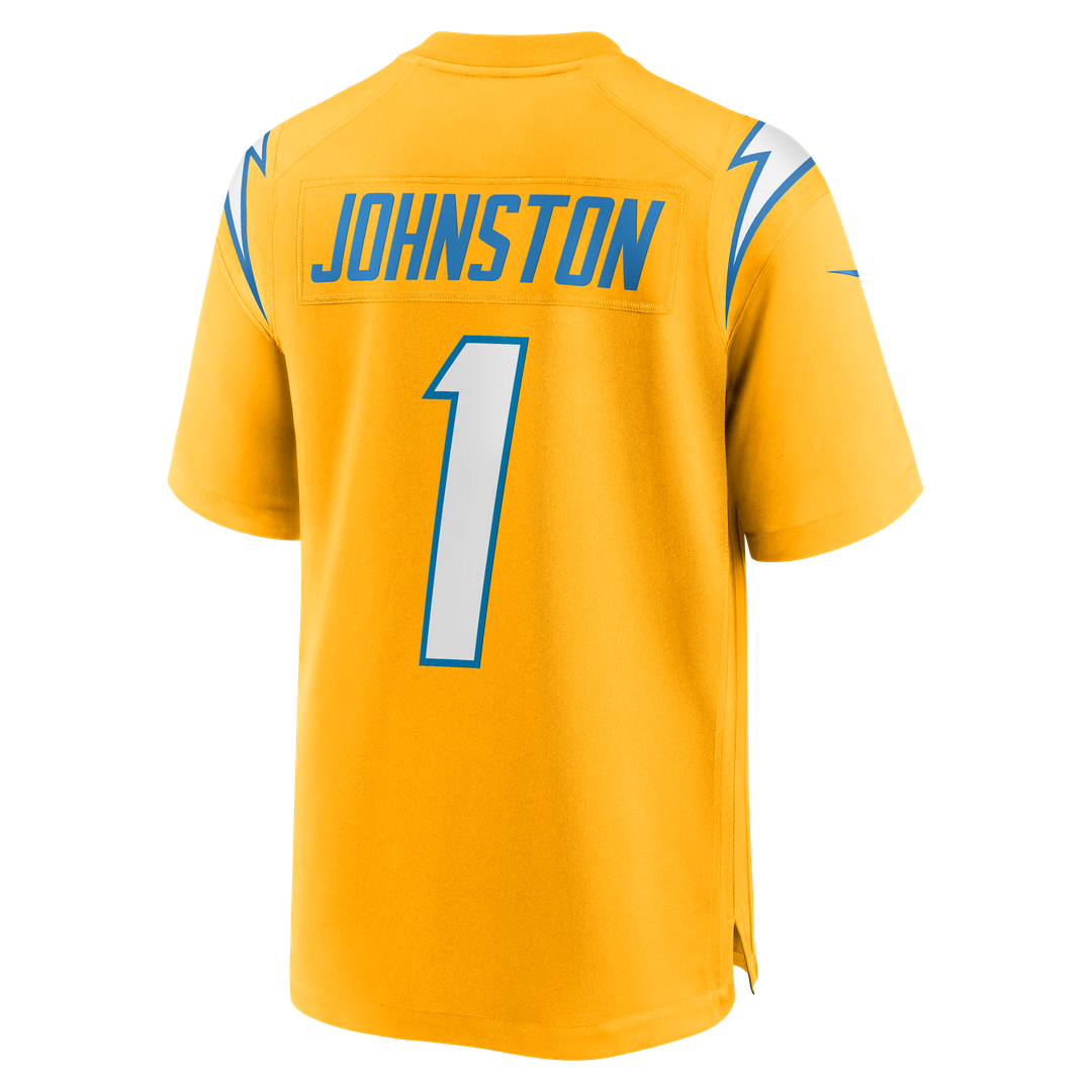 Los Angeles Chargers Quentin Johnston Nike Navy Alternate Super Chargers Game Player Jersey