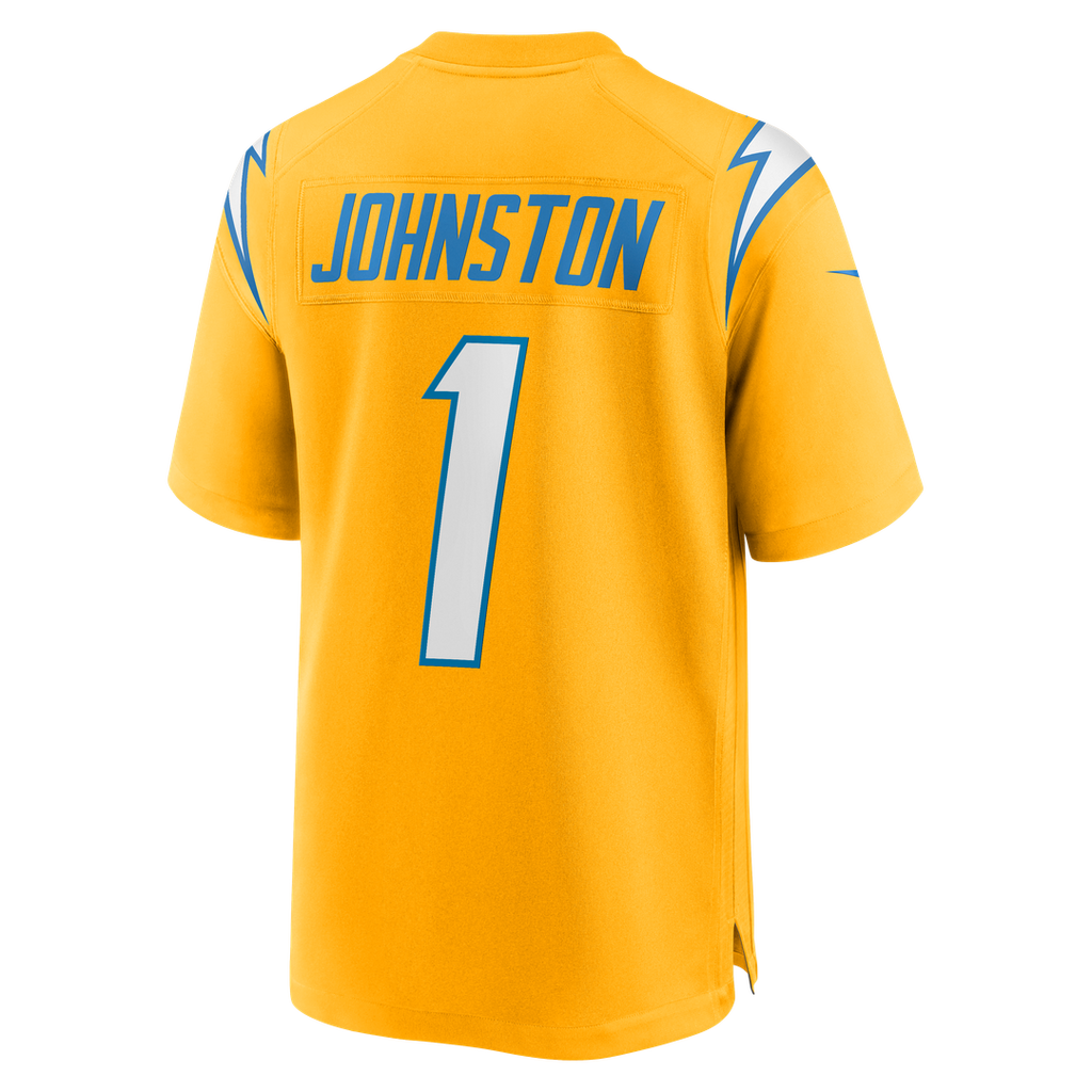 Los Angeles Chargers Quentin Johnston Nike Powder Blue Game Player Jersey