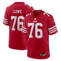 San Francisco 49ers Vederian Lowe Nike Scarlet Team Game Jersey