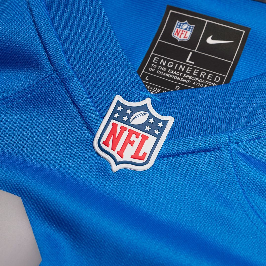 Detroit Lions Jack Campbell Nike Blue Alternate Game Jersey