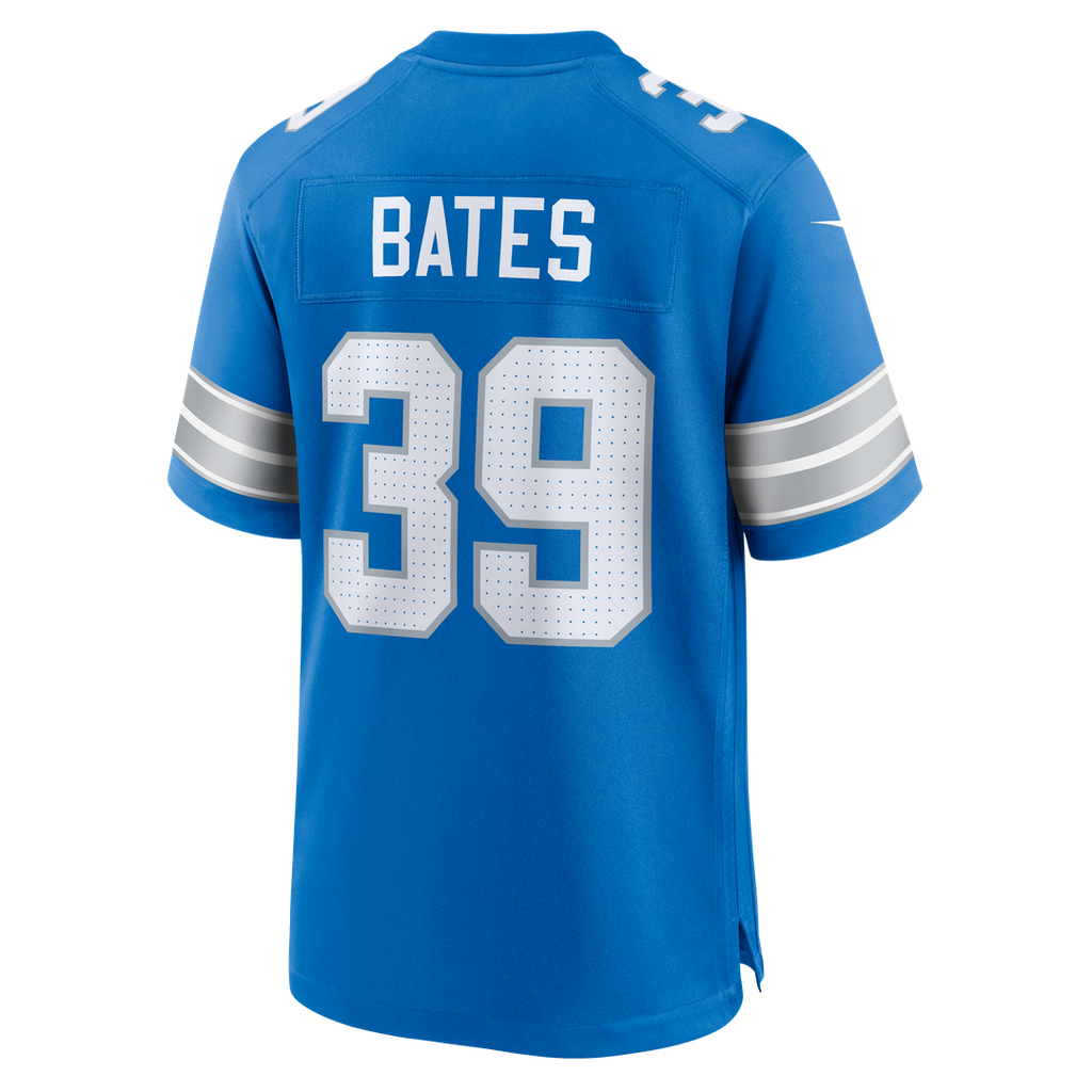Detroit Lions Jake Bates Nike Blue Team Game Jersey