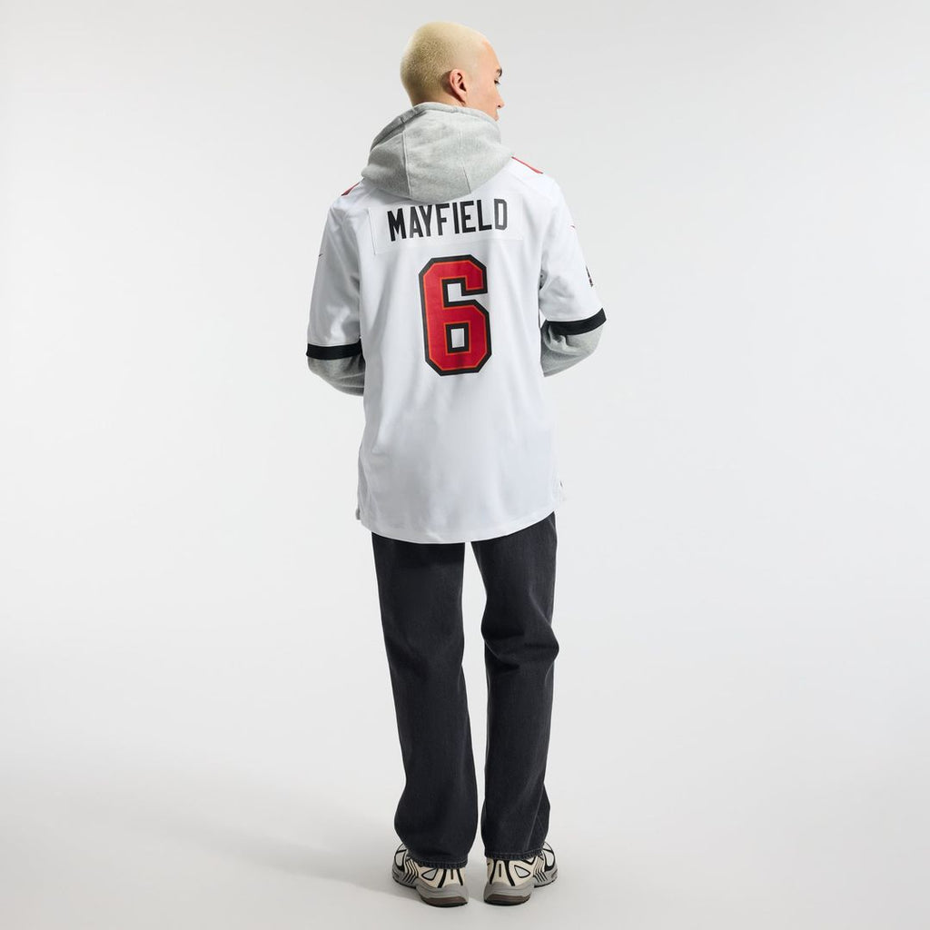 Tampa Bay Buccaneers Baker Mayfield Nike Pewter Alternate Game Player Jersey