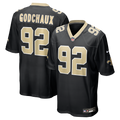 New Orleans Saints Davon Godchaux Nike Black Team Game Jersey