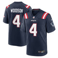 New England Patriots Craig Woodson Nike Navy Team Game Jersey