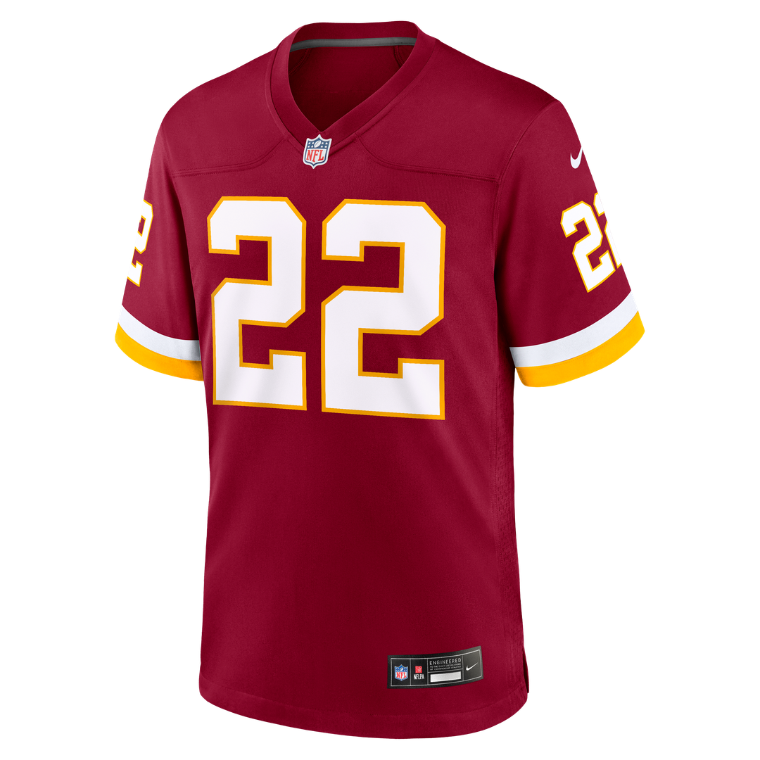 Washington Commanders Jacory Croskey-Merritt Nike Black Hail Raiser Alternate Game Jersey