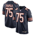 Chicago Bears Ozzy Trapilo Nike Navy Team Game Jersey