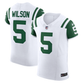 New York Jets Garrett Wilson Nike White Classic Alternate Vapor F.U.S.E. Elite Jersey