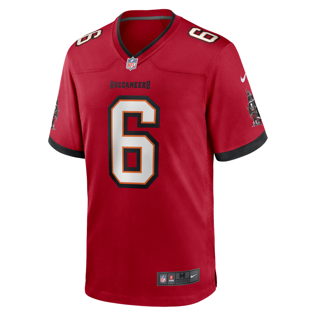 Tampa Bay Buccaneers Baker Mayfield Nike Pewter Alternate Game Player Jersey