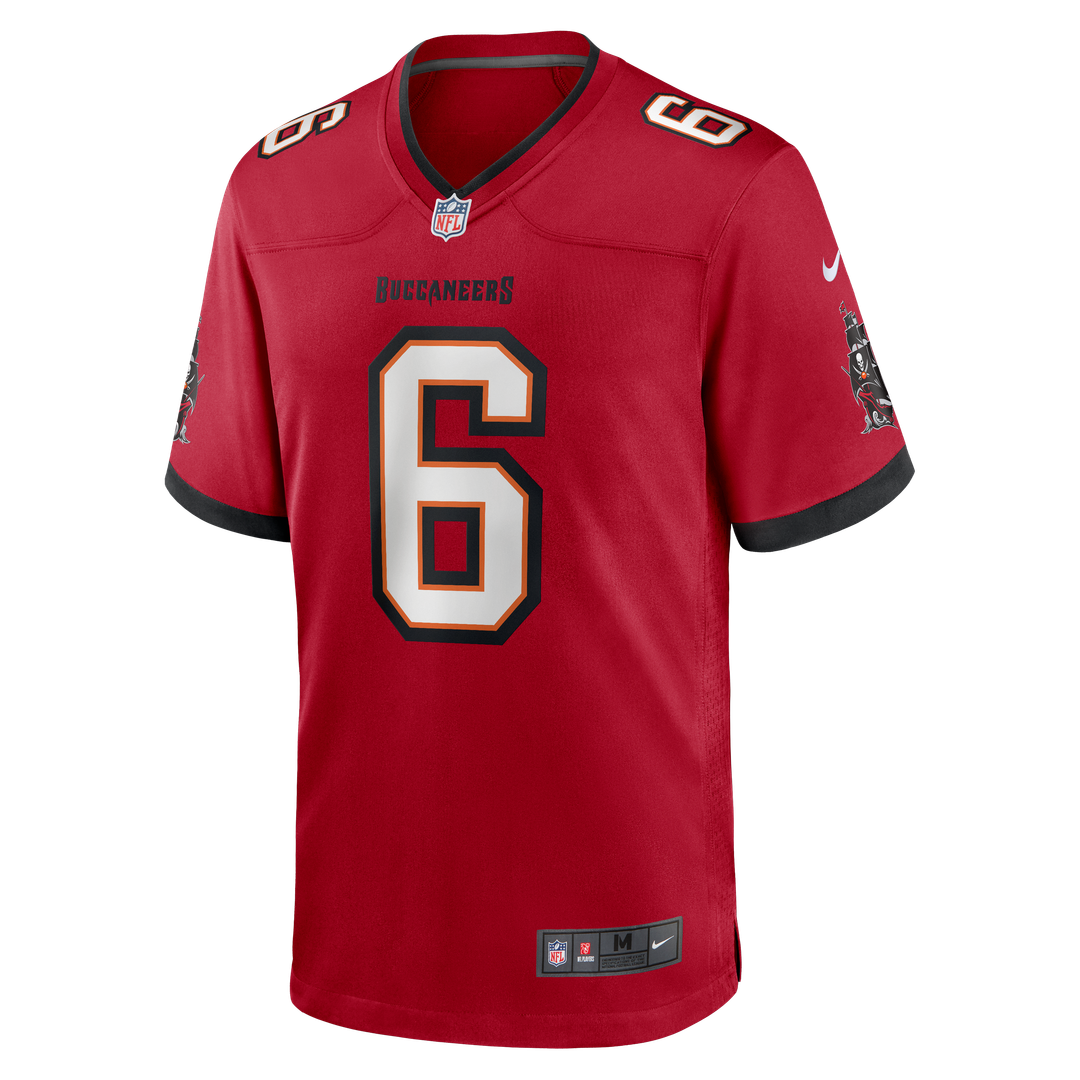 Tampa Bay Buccaneers Baker Mayfield Nike Pewter Alternate Game Player Jersey