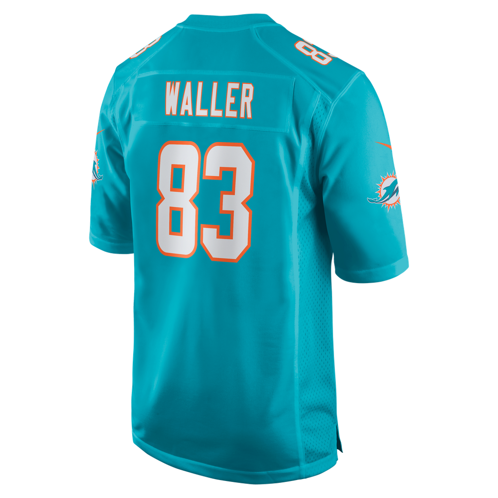 Miami Dolphins Darren Waller Nike Aqua Team Game Jersey