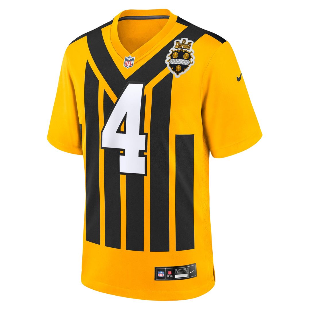 Pittsburgh Steelers DK Metcalf Nike Black Game Player Jersey