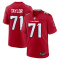 Atlanta Falcons Jawaan Taylor Nike Red Team Game Jersey