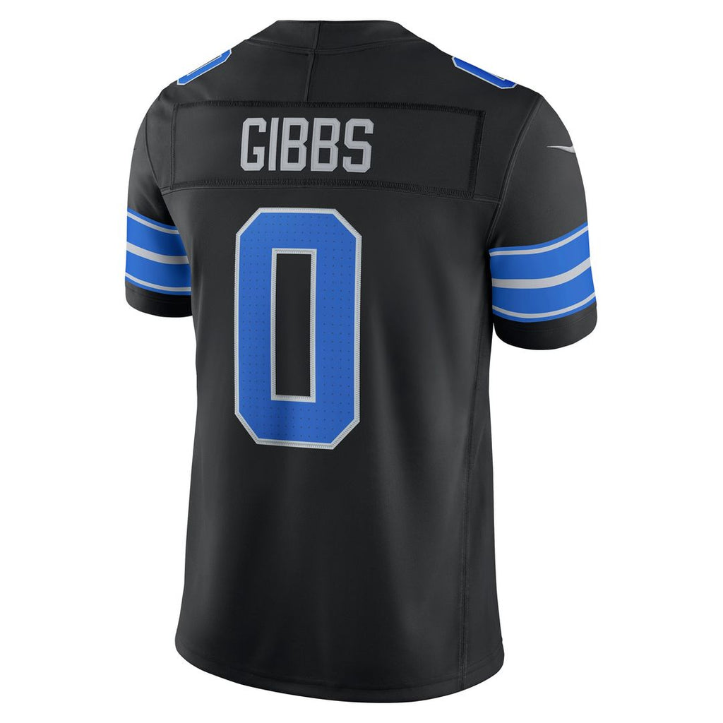 Detroit Lions Jahmyr Gibbs Nike White Vapor F.U.S.E. Stitched Limited Jersey