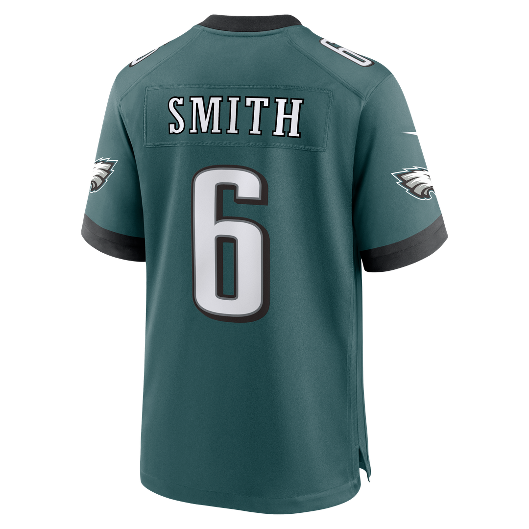 Philadelphia Eagles DeVonta Smith Nike Black Alternate Game Jersey