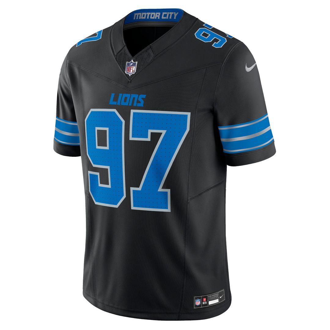 Detroit Lions Aidan Hutchinson Nike Blue Vapor F.U.S.E. Alternate Limited Jersey