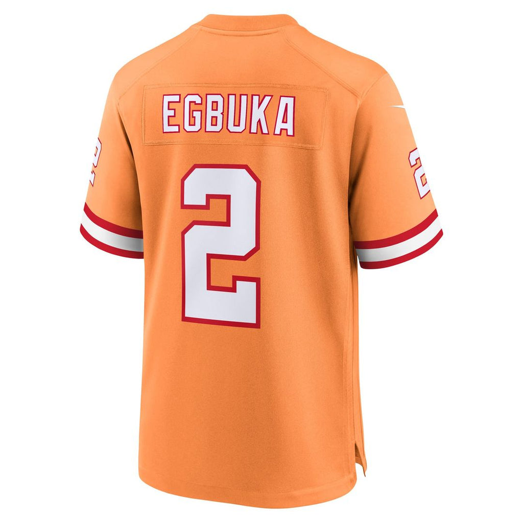 Tampa Bay Buccaneers Emeka Egbuka Nike Pewter Alternate Game Player Jersey