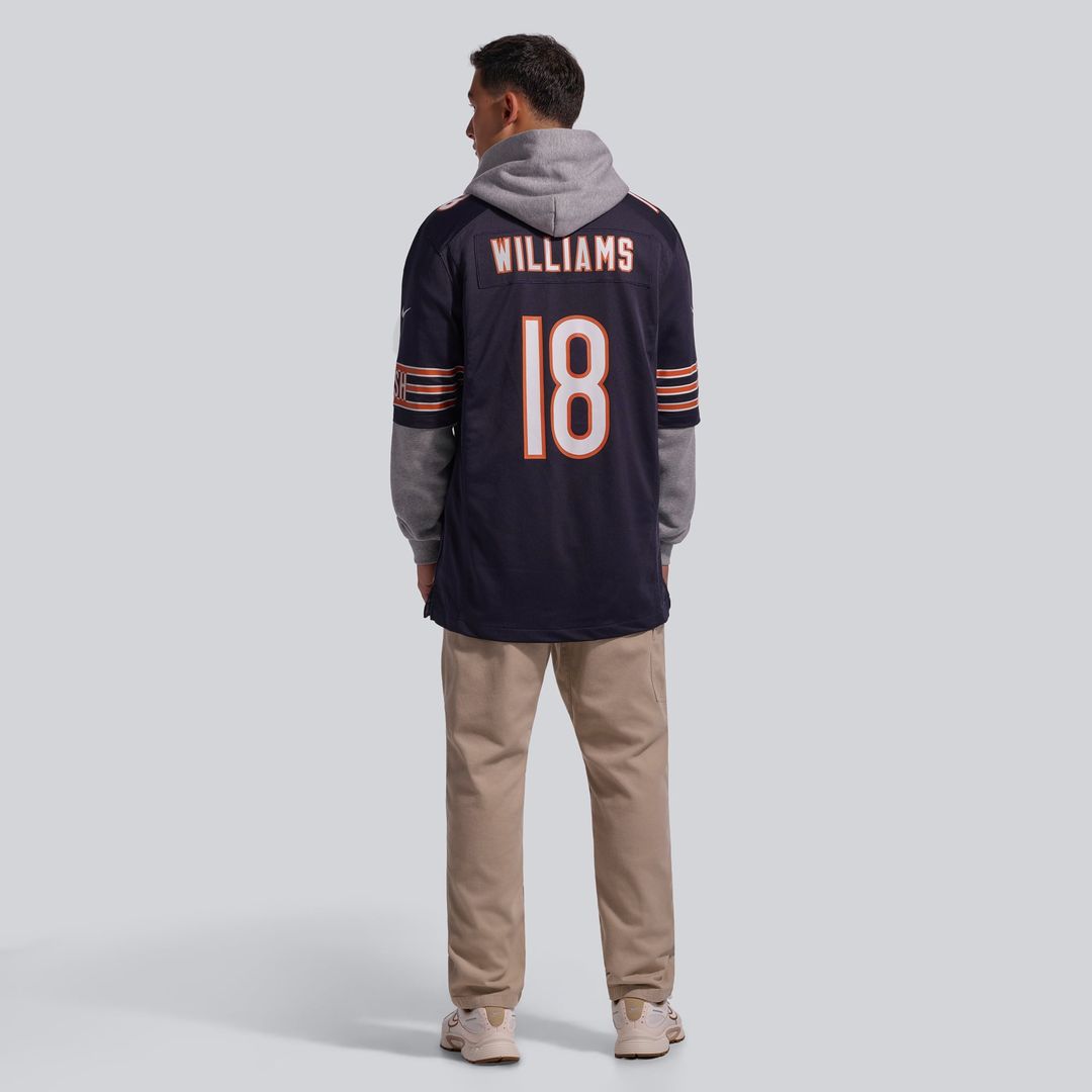 Chicago Bears Caleb Williams Nike Orange Alternate Player Game Jersey