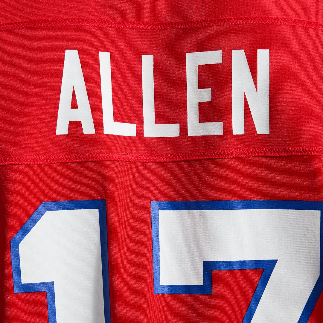 Buffalo Bills Josh Allen Nike Gray Nickel City Game Jersey