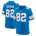 Detroit Lions Thomas Gordon Nike Blue Team Game Jersey