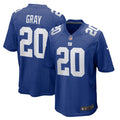 New York Giants Eric Gray Nike Royal Team Game Jersey