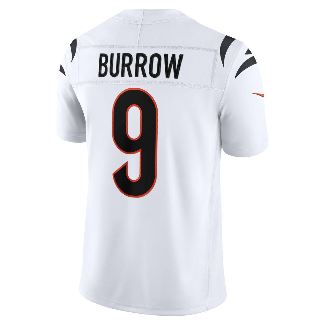 Cincinnati Bengals Joe Burrow Nike White Vapor F.U.S.E. Stitched Limited Jersey