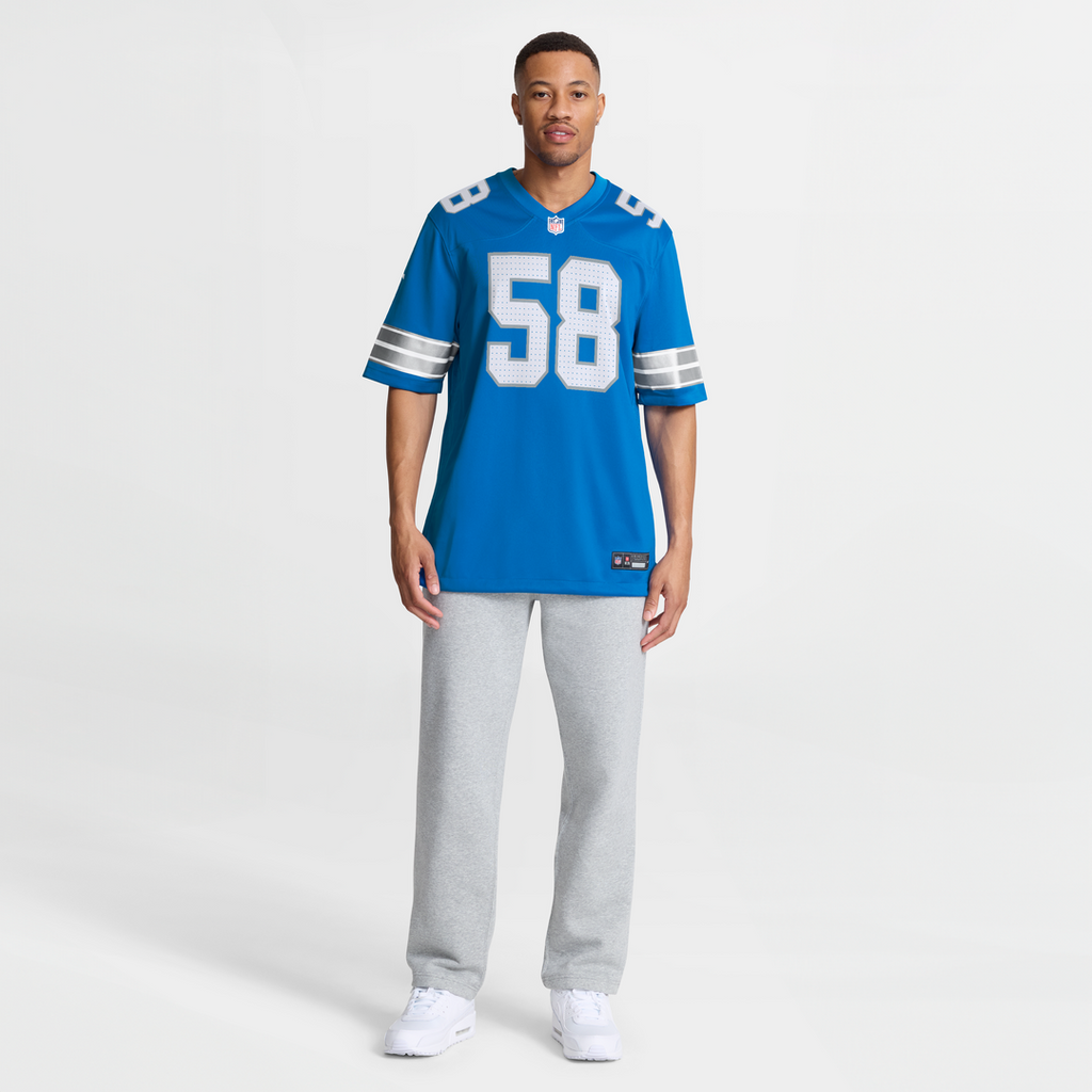 Detroit Lions Penei Sewell Nike White Game Jersey