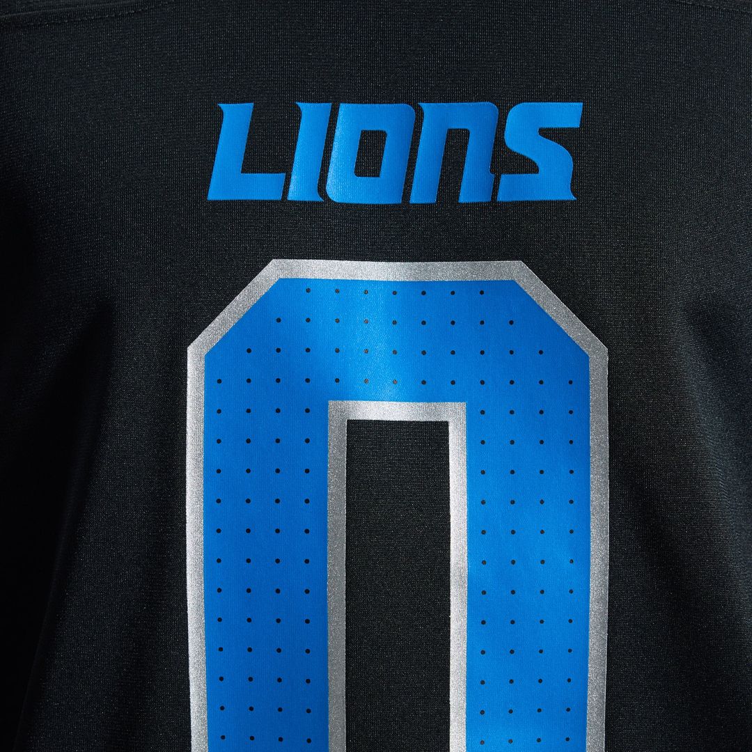Detroit Lions Jahmyr Gibbs Nike Blue Game Player Jersey