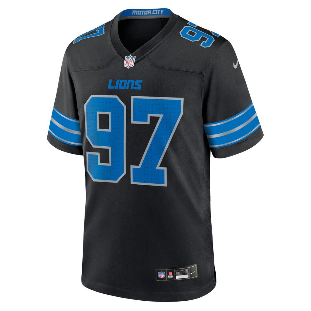 Detroit Lions Aidan Hutchinson Nike Blue Game Jersey