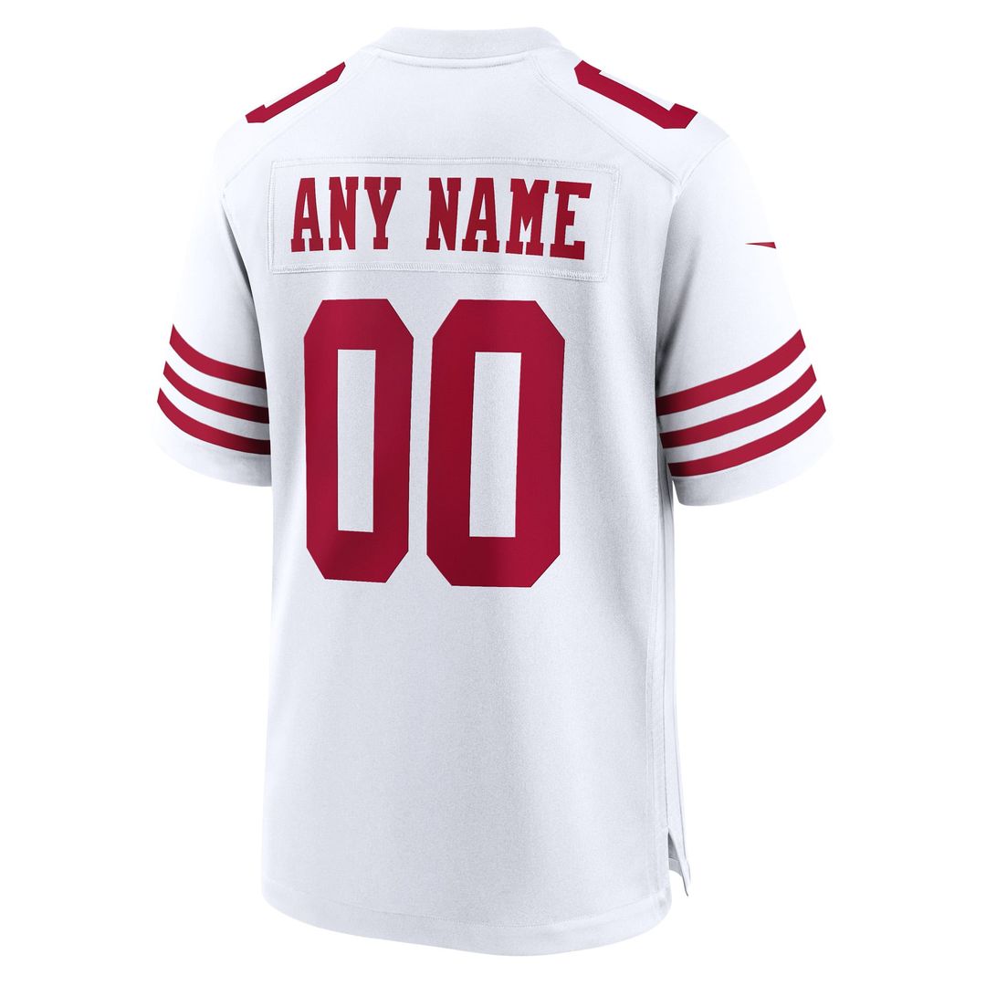 San Francisco 49ers Nike Scarlet Custom Jersey