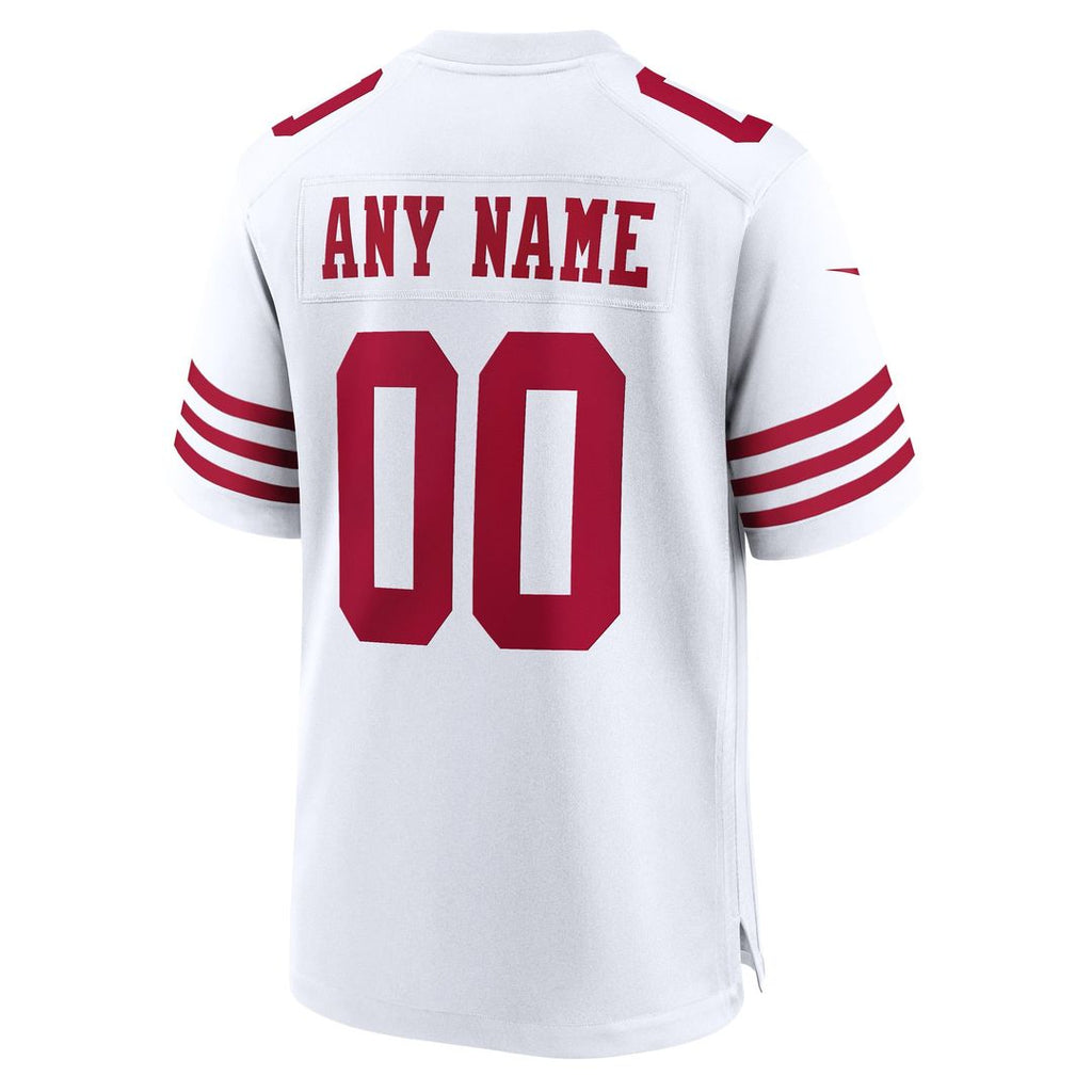 San Francisco 49ers Nike Scarlet 80th Anniversary Alternate Custom Game Jersey