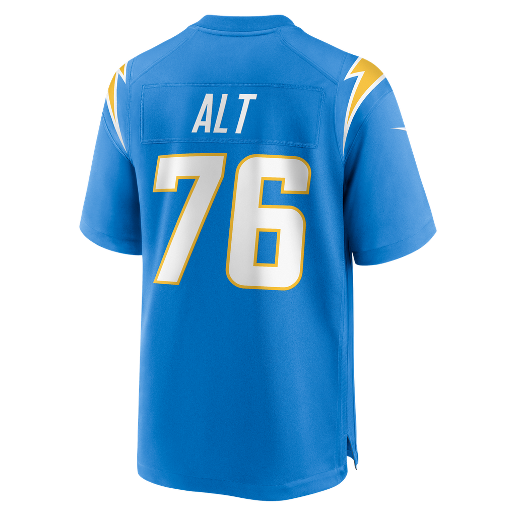 Los Angeles Chargers Joe Alt Nike Gold Alternate Charger Power Game Player Jersey