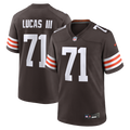 Cleveland Browns Cornelius Lucas Nike Brown Team Game Jersey