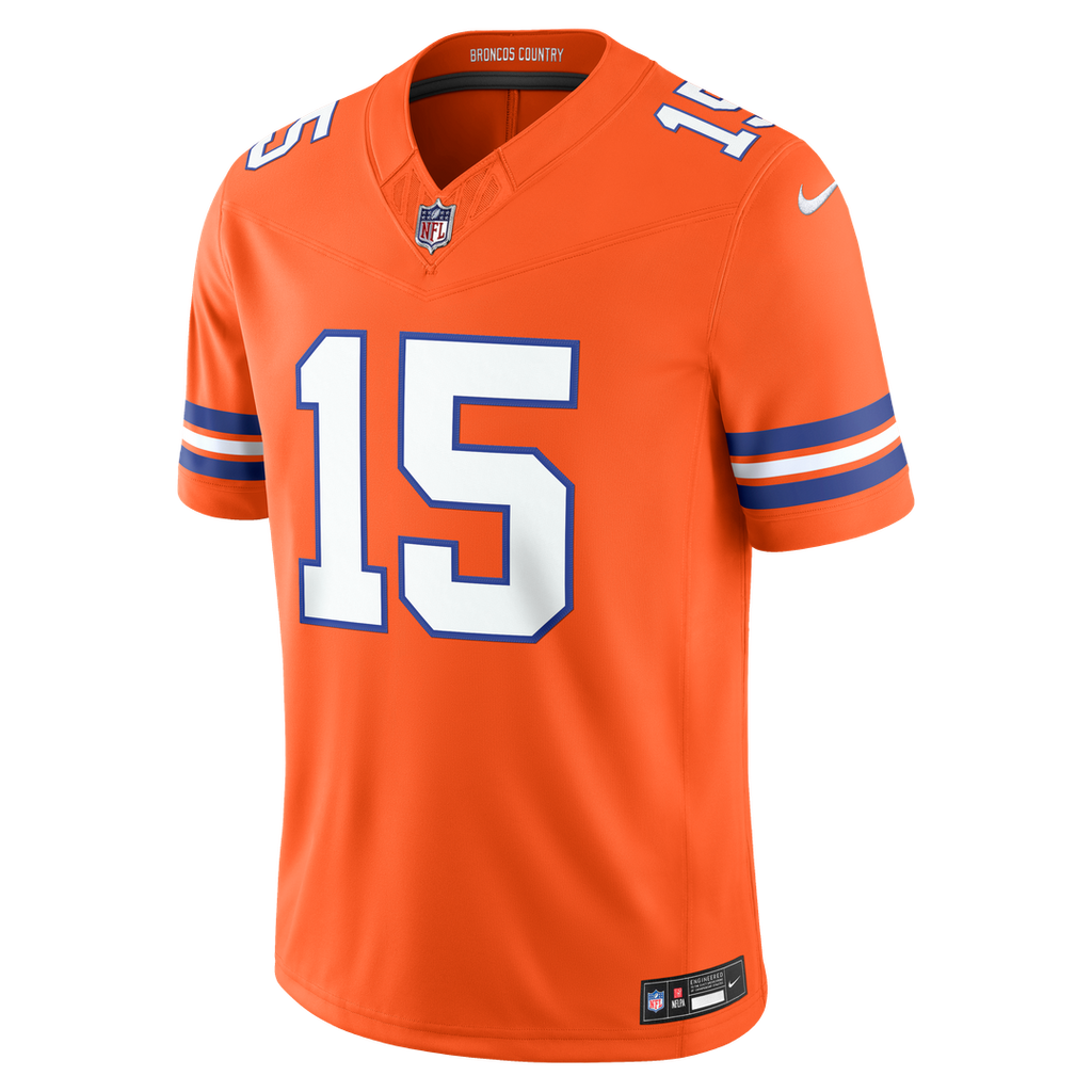 Denver Broncos Nik Bonitto Nike Orange Alternate Mile High Collection 1977 Throwback Vapor F.U.S.E. Stitched Limited Jersey