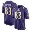 Baltimore Ravens LaJohntay Wester Nike Purple Team Game Jersey