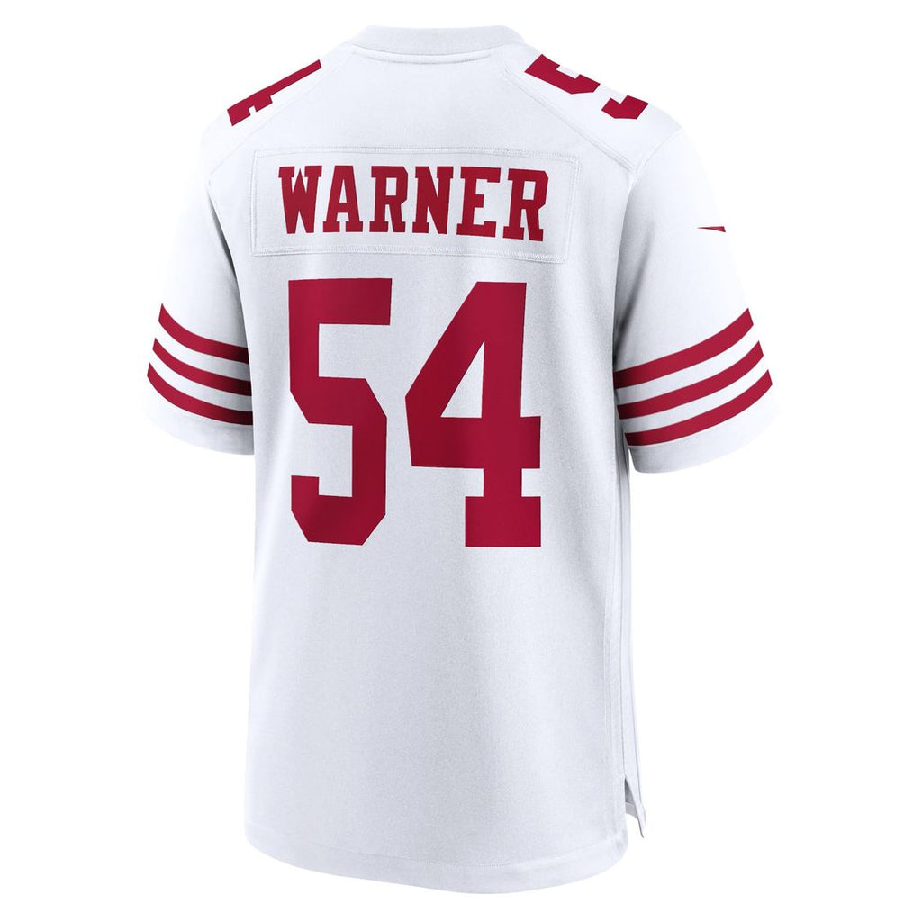 San Francisco 49ers Fred Warner Nike Scarlet Player Game Jersey