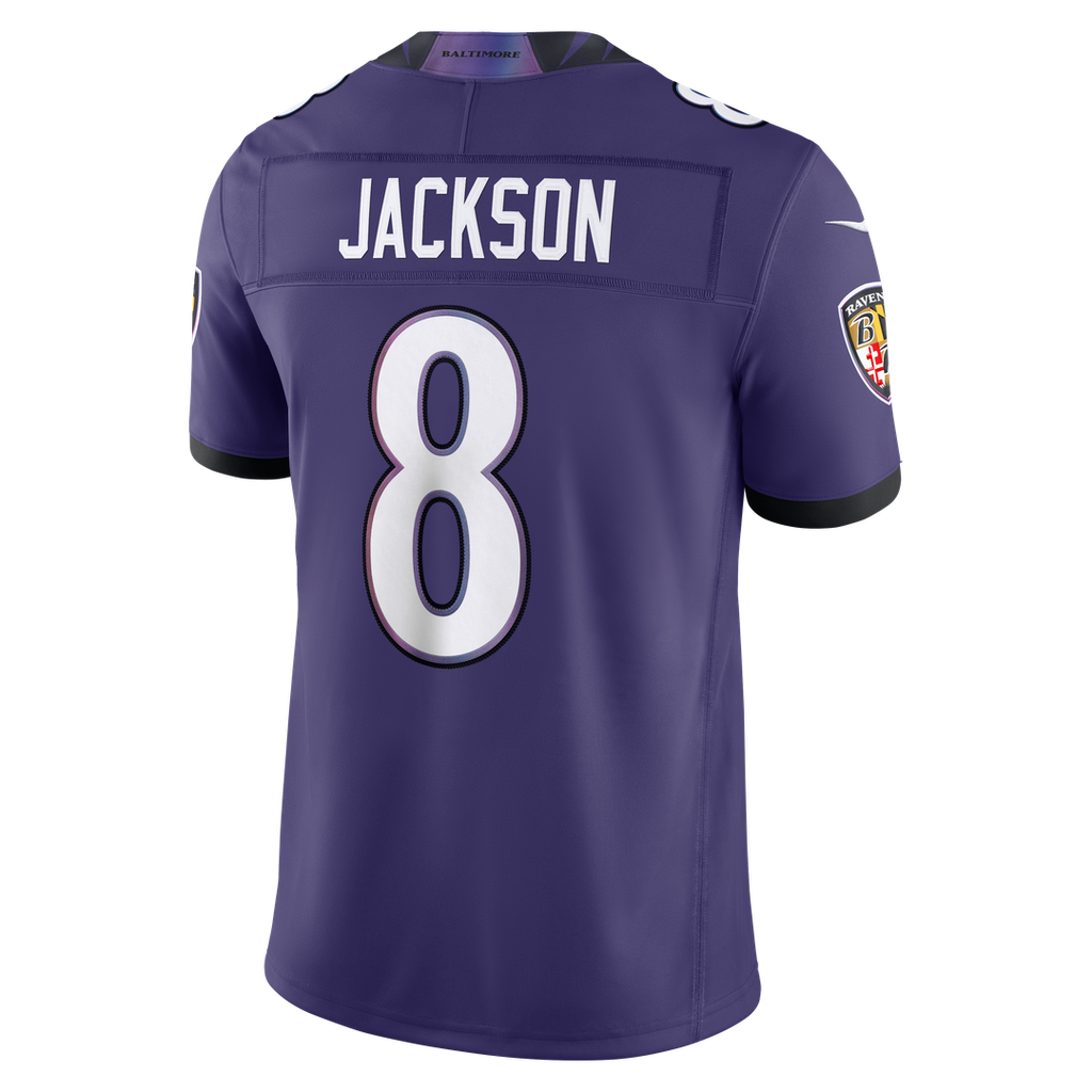 Baltimore Ravens Lamar Jackson Nike Black Alternate Alternate Vapor F.U.S.E. Stitched Limited Jersey