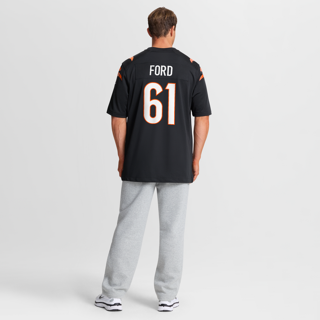 Cincinnati Bengals Cody Ford Nike Black Game Jersey