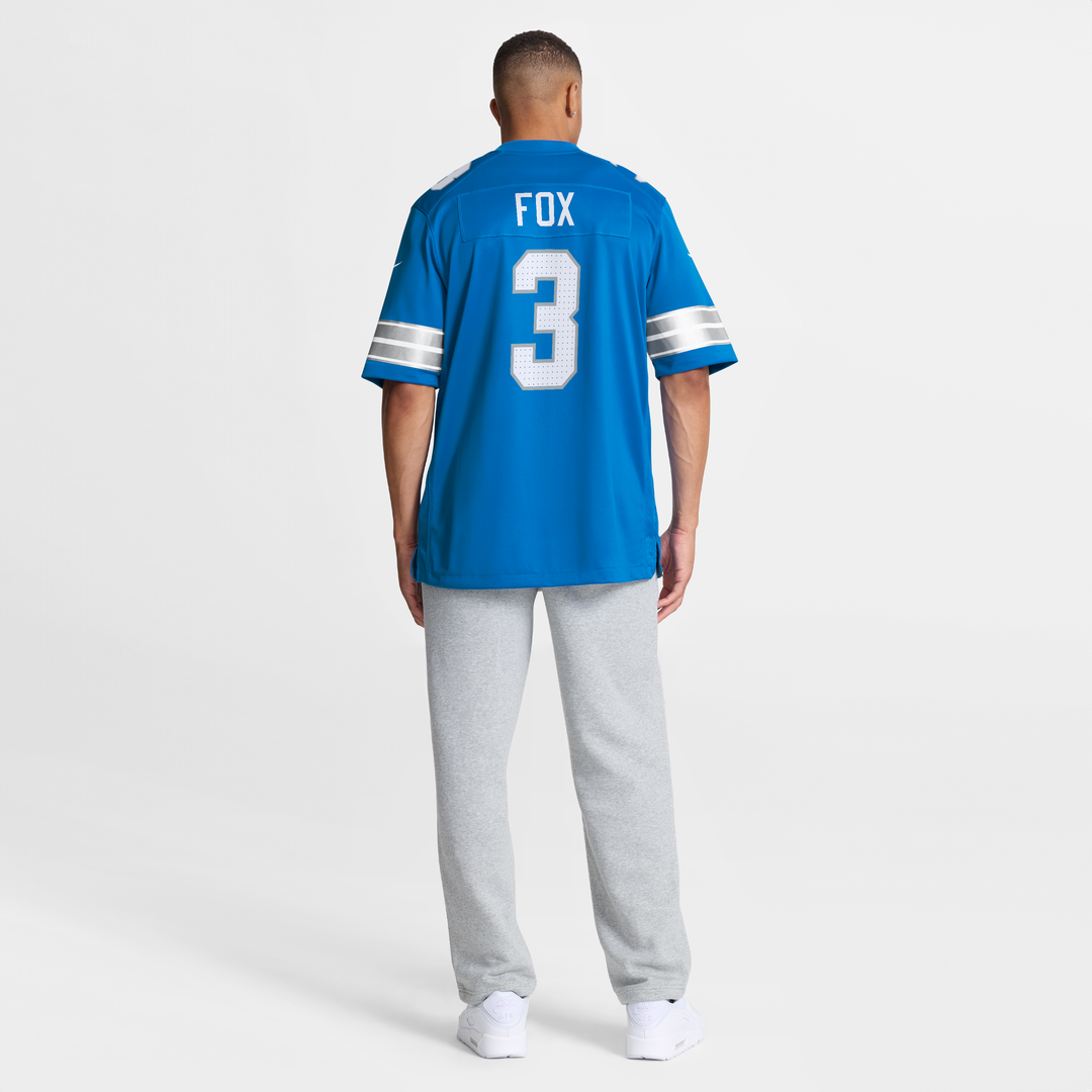 Detroit Lions Jack Fox Nike Blue Team Game Jersey