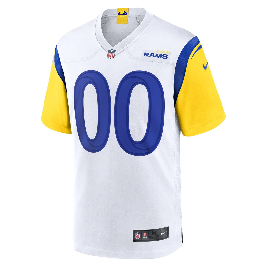 Los Angeles Rams Nike White Alternate Custom Jersey